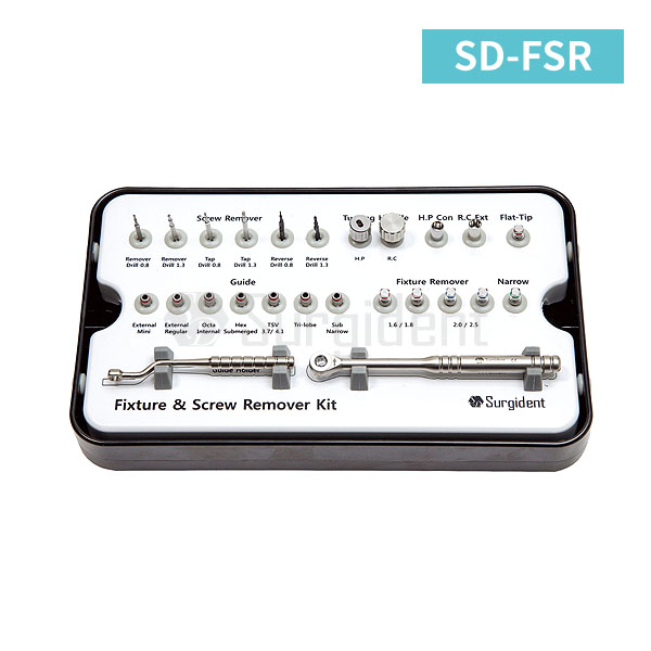 Kit de desurubare a implantelor si a suruburilor fracturate SD - FSR Surgident