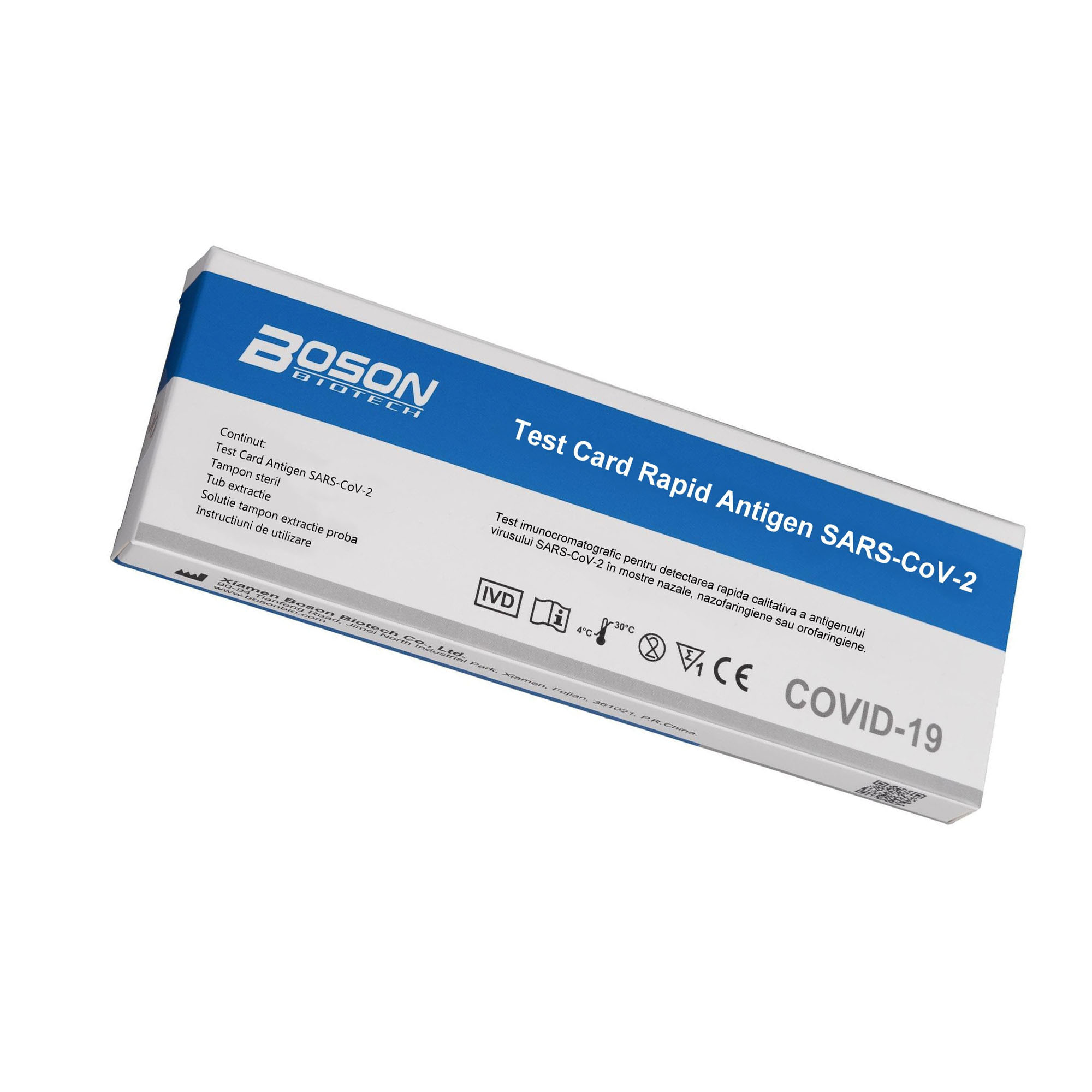 Test individual Rapid Antigen STest Card Rapid Antigen SARS-CoV-2 COVID-19, BOSON 1 buc